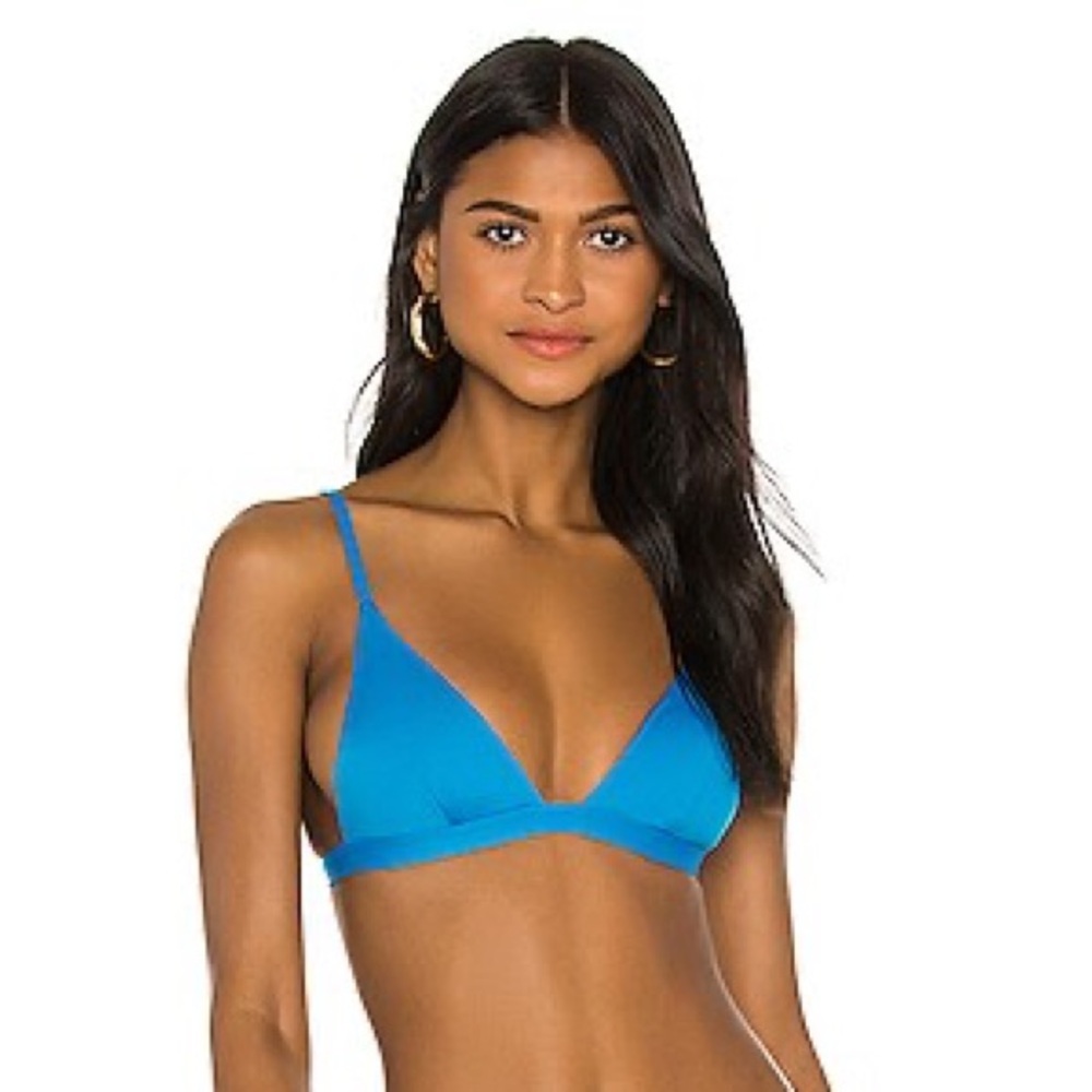 Vitamin A Blue Bikini Top